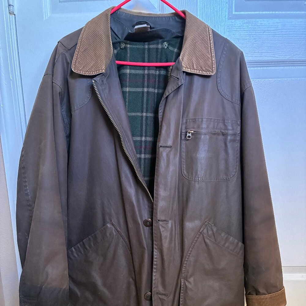 L.L.Bean Men's Field Jacket Barn Coat - Size Large